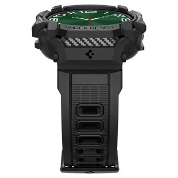 Spigen Rugged Armor Pro - Pasek + etui do Samsung Galaxy Watch Ultra 47 mm (Matte Black)