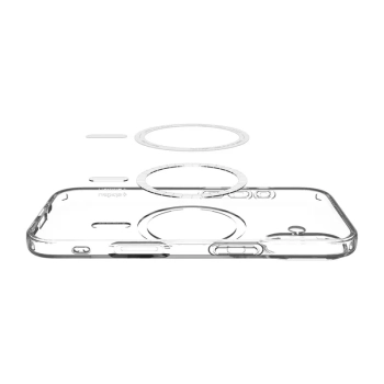 Spigen Liquid Crystal Mag MagSafe - Etui do iPhone 17 (Clear/White)