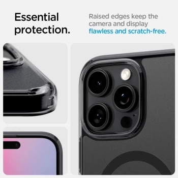 Spigen Ultra Hybrid T Mag MagSafe - Etui do iPhone 16 Pro (Frost Black)