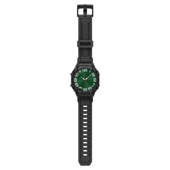 Spigen Rugged Armor Pro - Pasek + etui do Samsung Galaxy Watch Ultra 47 mm (Matte Black)