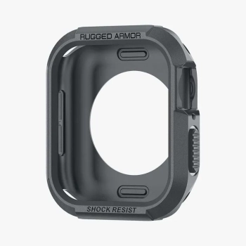 Spigen Rugged Armor - Obudowa do Apple Watch 4/5/6/7/8/9/SE 44/45 mm (Dark Grey)