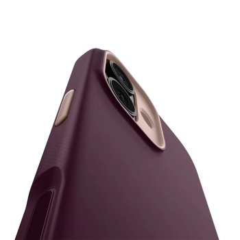 Spigen Nano Pop Mag MagSafe - Etui do iPhone 17 (Burgundy Bean)