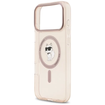 Karl Lagerfeld IML Choupette MagSafe - Etui iPhone 17 Pro Max (różowy)