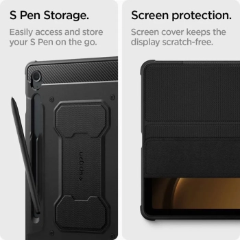 Spigen Rugged Armor Pro - Etui do Samsung Galaxy Tab S9 FE 10.9