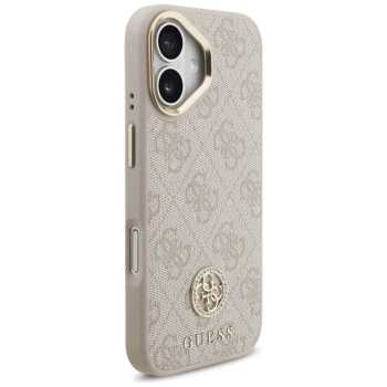 Guess 4G Strass Logo MagSafe - Etui iPhone 17 Pro (różowy)