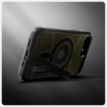 Spigen Tough Armor Mag MagSafe - Etui do iPhone 16e (Frost Black)