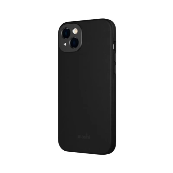 Moshi Napa Slim MagSafe - Skórzane etui iPhone 14 Plus (Midnight Black)