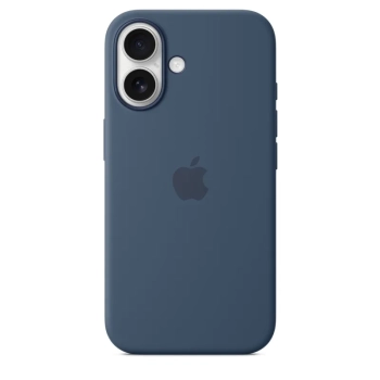 Apple Silicone Case - Silikonowe etui z MagSafe do iPhone 16 (denim)