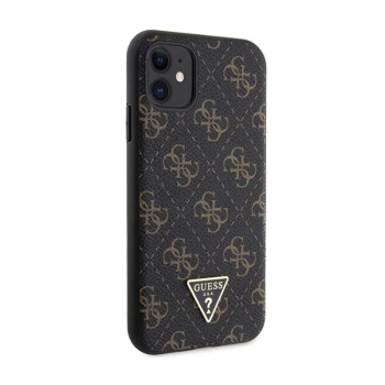 Guess 4G Triangle Metal Logo - Etui iPhone 11 (czarny)