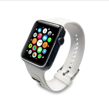 Karl Lagerfeld Silicone Karl Head - Pasek do Apple Watch 38/40/41 mm (biały)