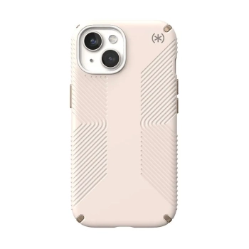 Speck Presidio2 Grip - Etui iPhone 15 / iPhone 14 / iPhone 13 (Bleached Bone / Heirloom Gold / Hazel Brown)