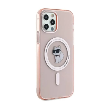 Karl Lagerfeld IML Choupette MagSafe - Etui iPhone 12 / iPhone 12 Pro (różowy)