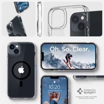 Spigen Ultra Hybrid Mag MagSafe - Etui do iPhone 15 Plus / iPhone 14 Plus (Czarny)