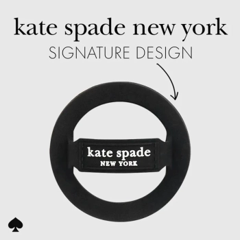 Kate Spade New York Magnetic Loop Grip - Uchwyt MagSafe na palec (Black)