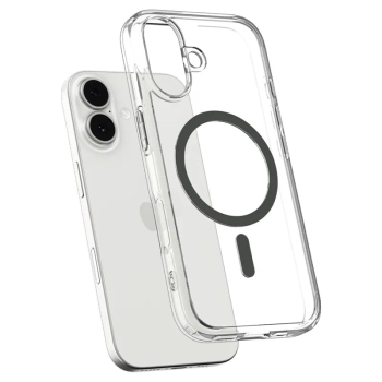 Spigen Ultra Hybrid Mag MagSafe - Etui do iPhone 17 (Clear/Graphite)