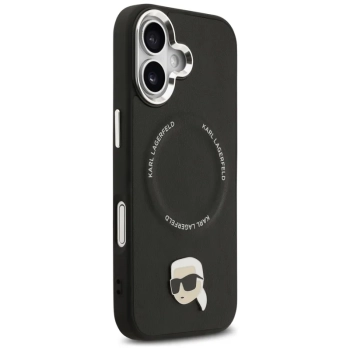 Karl Lagerfeld Karl Pin MagSafe - Etui iPhone 17 (czarny)