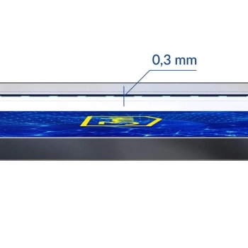 3mk HardGlass Max Lite - Szkło hartowane do Samsung Galaxy S23 5G (Czarny)