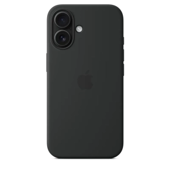 Apple Silicone Case - Silikonowe etui z MagSafe do iPhone 16 (czarny)