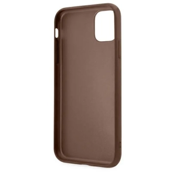 Guess 4G Metal Gold Logo - Etui iPhone 11 (brązowy)