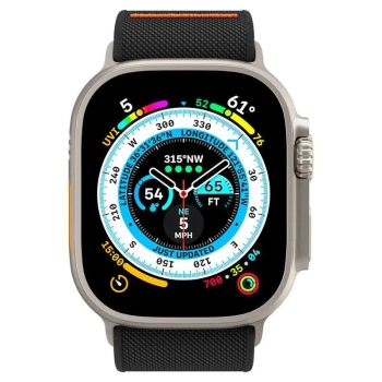 Spigen Fit Lite Ultra - Pasek do Apple Watch 42/44/45/49 mm (Czarny)
