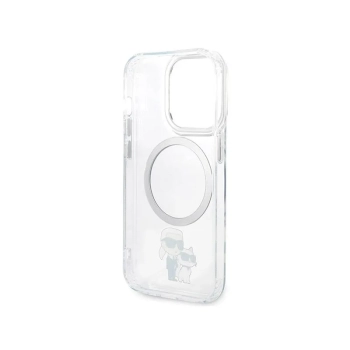 Karl Lagerfeld IML NFT Karl & Choupette MagSafe - Etui iPhone 13 Pro (przezroczysty)