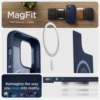 Spigen Mag Armor - Etui do iPhone 14 Pro Max (Granatowy)