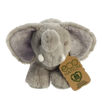 Eco Nation - Pluszowa maskotka / przytulanka Słoń 27 cm Eco-Friendly