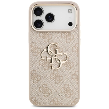 Guess 4G Big 4G Classic Logo - Etui iPhone 17 Pro Max (różowy / złoty)