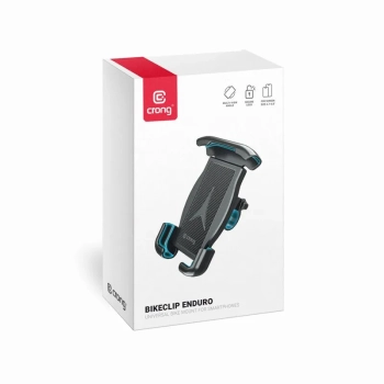 Crong Bikeclip Enduro - Uchwyt na telefon do roweru (czarny)