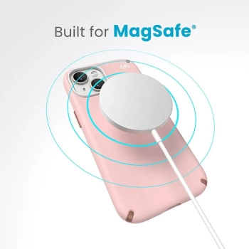Speck Presidio2 Pro Magsafe - Etui iPhone 15 / iPhone 14 / iPhone 13 (Dahlia Pink / Rose Copper / White)