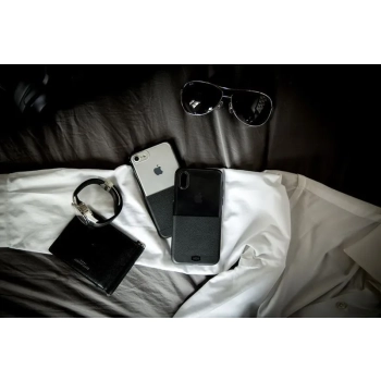 X-Doria Dash - Etui iPhone X (Black Leather)