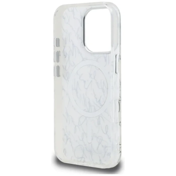 Karl Lagerfeld IML Karl Script Pattern MagSafe - Etui iPhone 16 Pro (biały)