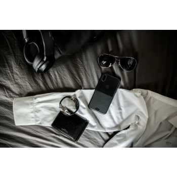X-Doria Dash - Etui iPhone X (Black Leather)