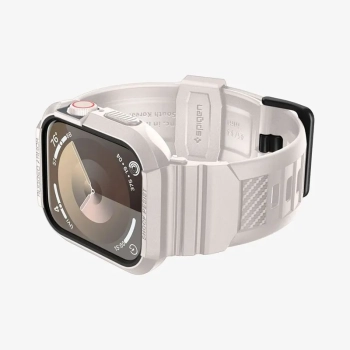 Spigen Rugged Armor Pro - Pasek z obudową do Apple Watch 4/5/6/7/8/9/SE 44/45 mm (Dune Beige)