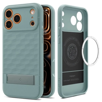 Spigen Parallax S Mag MagSafe - Etui do iPhone 17 Pro Max (Sage Green)