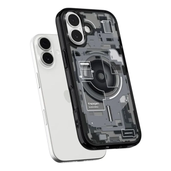 Spigen Ultra Hybrid Mag MagSafe - Etui do iPhone 17 (Zero One Black)