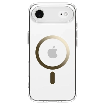 Spigen Ultra Hybrid Mag MagSafe - Etui do iPhone Air (Clear/Gold)
