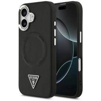Guess Triangle Logo MagSafe - Etui iPhone 17 (czarny)