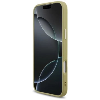 Guess Fixed Glitter Big 4G Metal Frame - Etui iPhone 17 Pro Max (złoty)