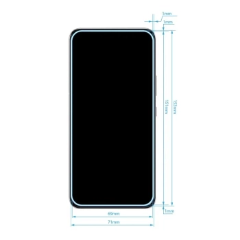 Crong 7D Nano Flexible Glass - Szkło hybrydowe 9H na cały ekran Samsung Galaxy S22+