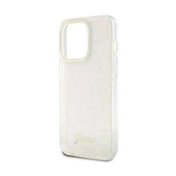 Guess IML Faceted Mirror Disco Iridescent - Etui iPhone 15 Pro Max (różowy)