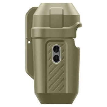 Spigen Lock Fit - Pancerne etui do Apple AirPods Pro 1 / 2 (Vintage Khaki)