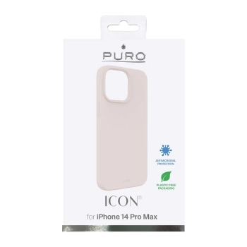 PURO ICON Cover - Etui iPhone 14 Pro Max (piaskowy róż)
