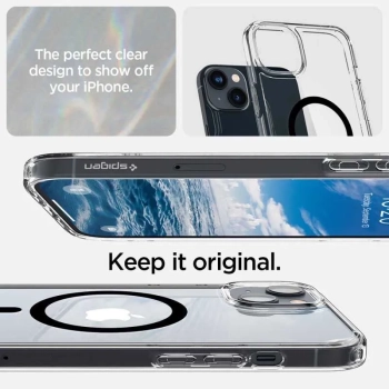 Spigen Ultra Hybrid Mag MagSafe - Etui do iPhone 15 Plus / iPhone 14 Plus (Czarny)