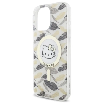 Hello Kitty IML Golden Leaves MagSafe - Etui iPhone 16 Pro Max (biały)