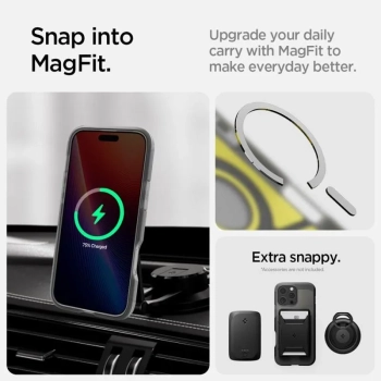 Spigen Tough Armor Mag MagSafe - Etui do iPhone 16 Pro Max (Frost Black)