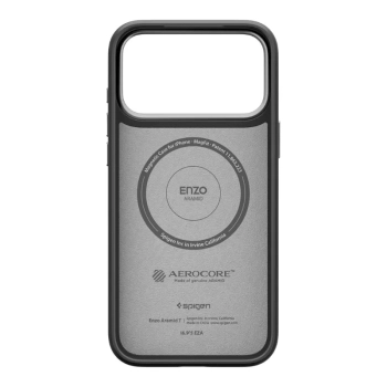 Spigen Enzo Aramid T Mag MagSafe - Etui do iPhone 17 Pro Max (Black/Silver)