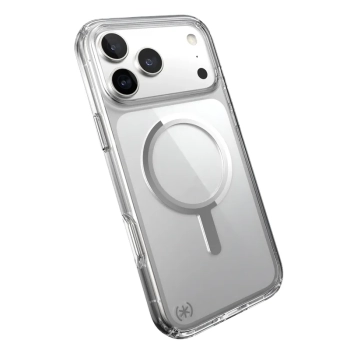 Speck Presidio Perfect Clear MagSafe - Etui iPhone 17 Pro Max (Clear / Silver)