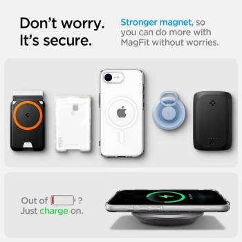 Spigen Liquid Crystal Mag MagSafe - Etui do iPhone 16e (Przezroczysty)