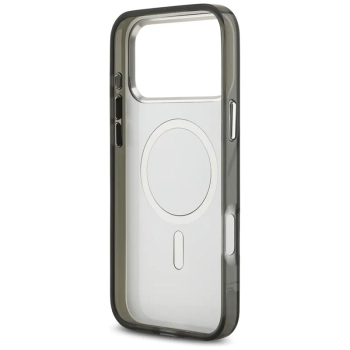 Karl Lagerfeld IML Aquarelle Karl & Choupette & Logo MagSafe - Etui iPhone 17 Pro Max (czarny)